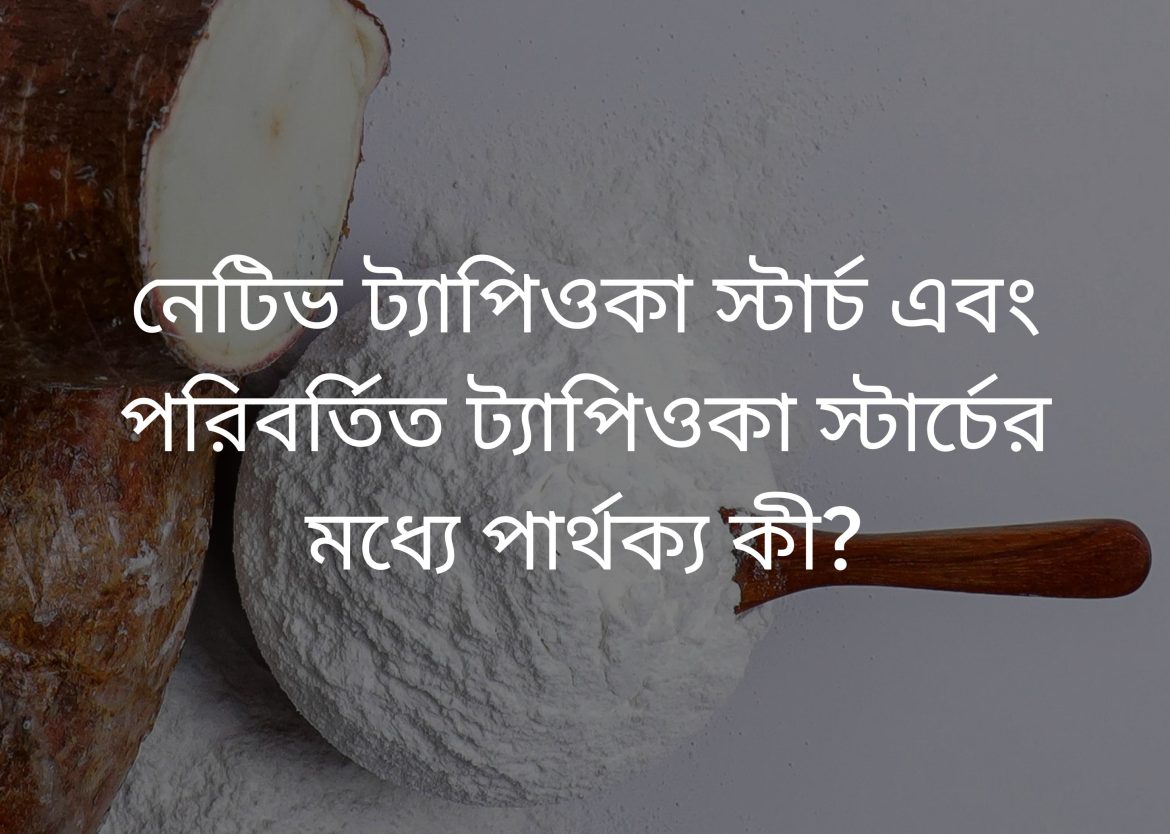 Native vs Modified tapioca starch – bengal
