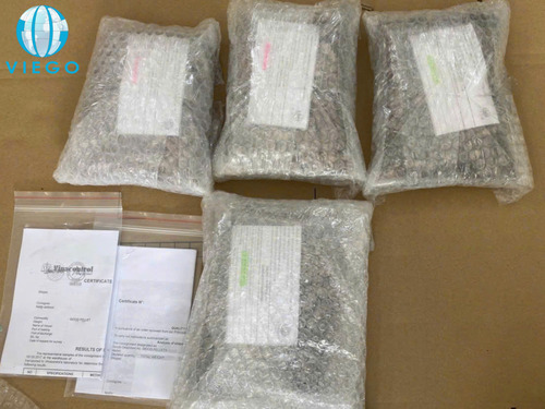 Wood Pellet sample with Vinacontrol SGS COA document